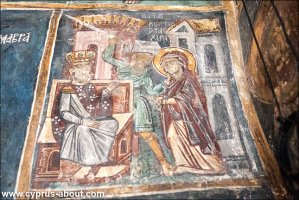 Клейма с изображением сцен мученичества святых Мавры и Тимофея