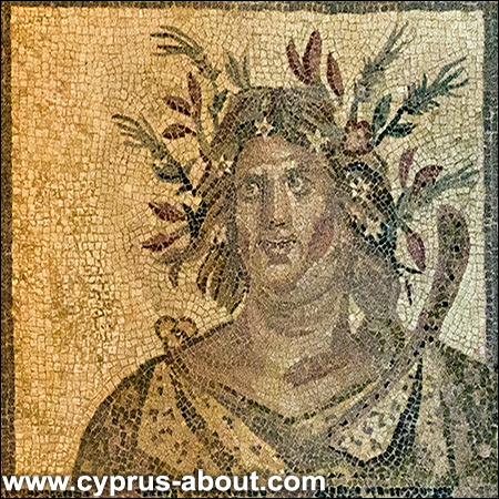 Мозаика "Времена года. Весна". Археологический парк, Пафос. Кипр
