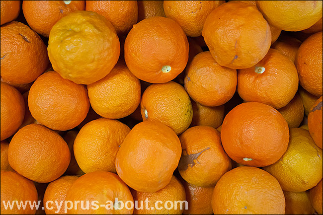 Померанец, или бигарадия (sour orange). Фрукты Кипра