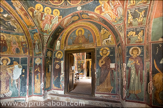 Фрески нартекса церкви Асину (Никитари, Кипр)