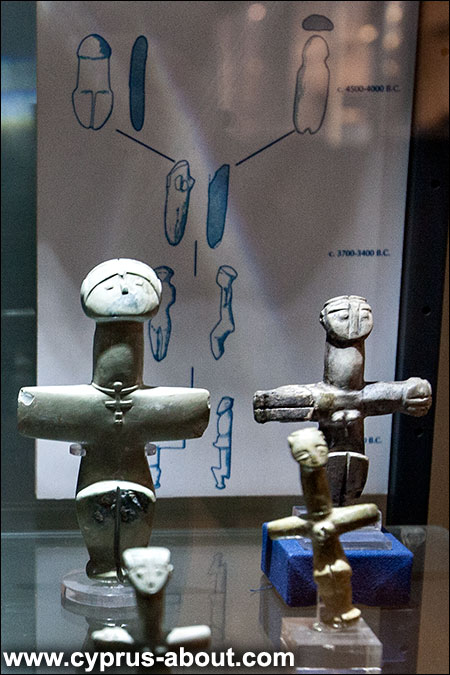 Помосский идол. Археологический музей, Никосия, Кипр