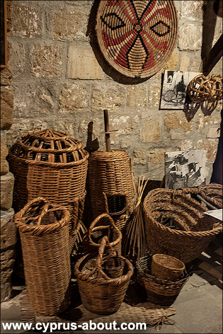 Плетеные корзины. Этнографический музей, Никосия, Кипр