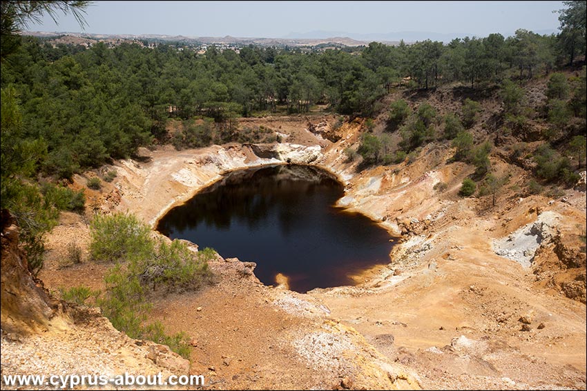 Южный Матиатис, Заброшенный медный рудник Кипра