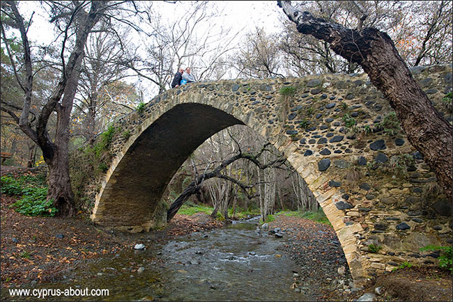 Венецианские мосты на Кипре. Мост Келефос - часть пути Камилостраты. Кипр